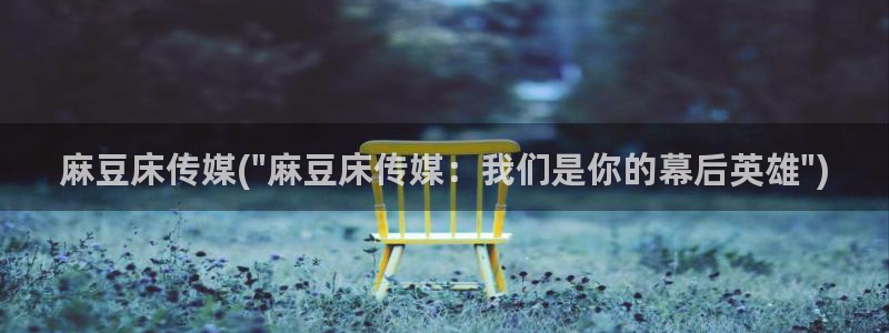 国产麻豆专区：麻豆床传媒(\