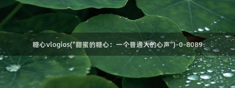 糖心vlog短视频